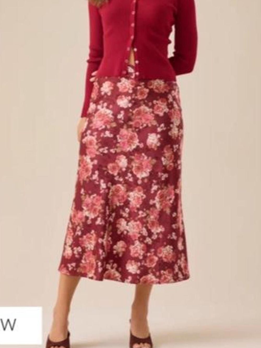 Altar'd State Cassidy Floral Midi Skirt